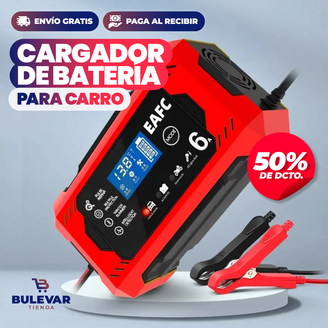 CARGADOR DE BATERÍA PARA CARRO + [ENVÍO GRATIS Y PAGA AL RECIBIR] OFERTA BLACK FRYDAY.