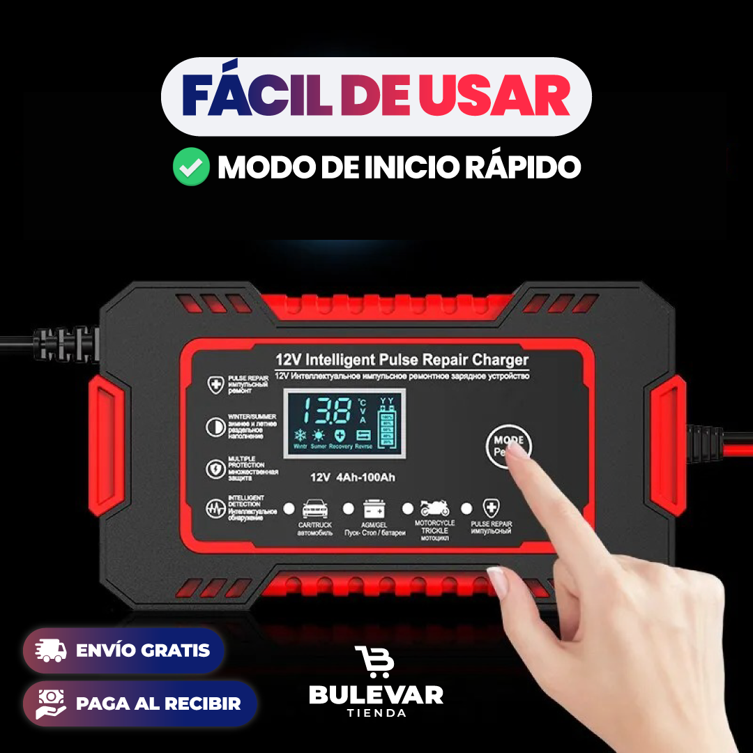 CARGADOR DE BATERÍA PARA CARRO + [ENVÍO GRATIS Y PAGA AL RECIBIR] OFERTA BLACK FRYDAY.